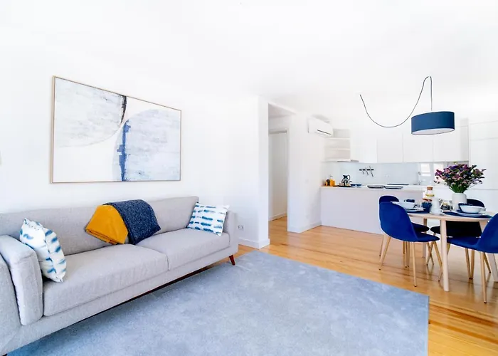 Apartmán Blue By The River 3 - Elegant Two-bedroom In Santos *