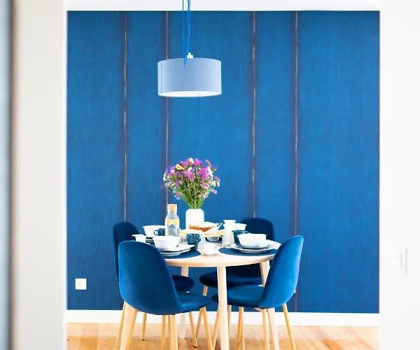 Blue By The River 3 - Elegant Two-bedroom In Santos Apartmán *